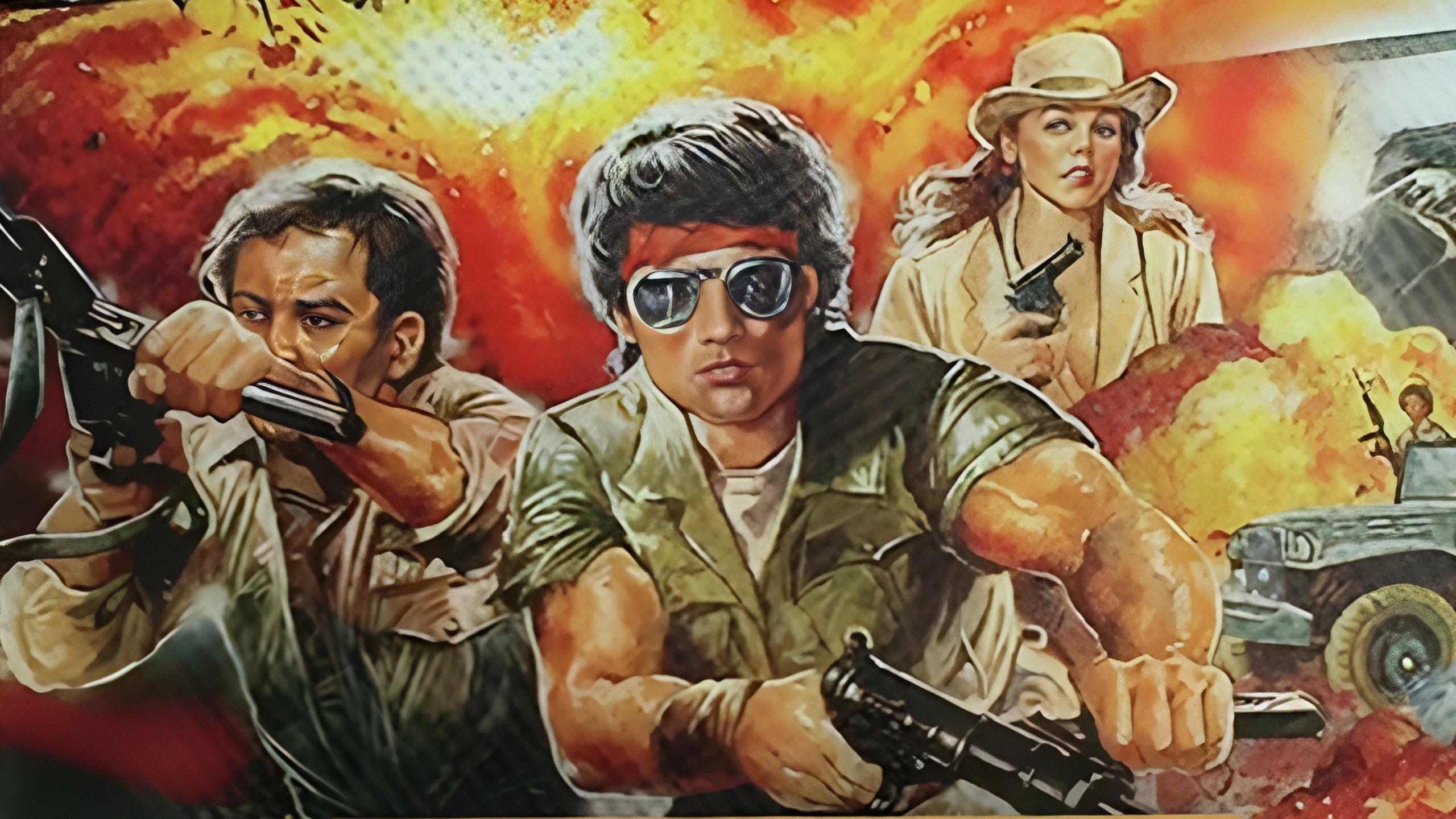 Movie in Action 1987 movie scene