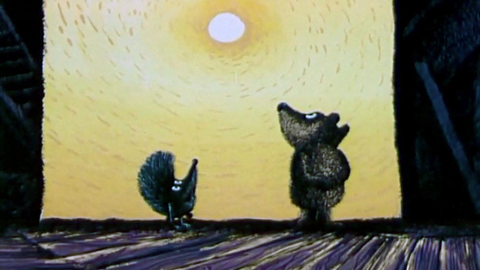 How the Hedgehog and the Bear-Cub Changed the Sky 1985 movie scene