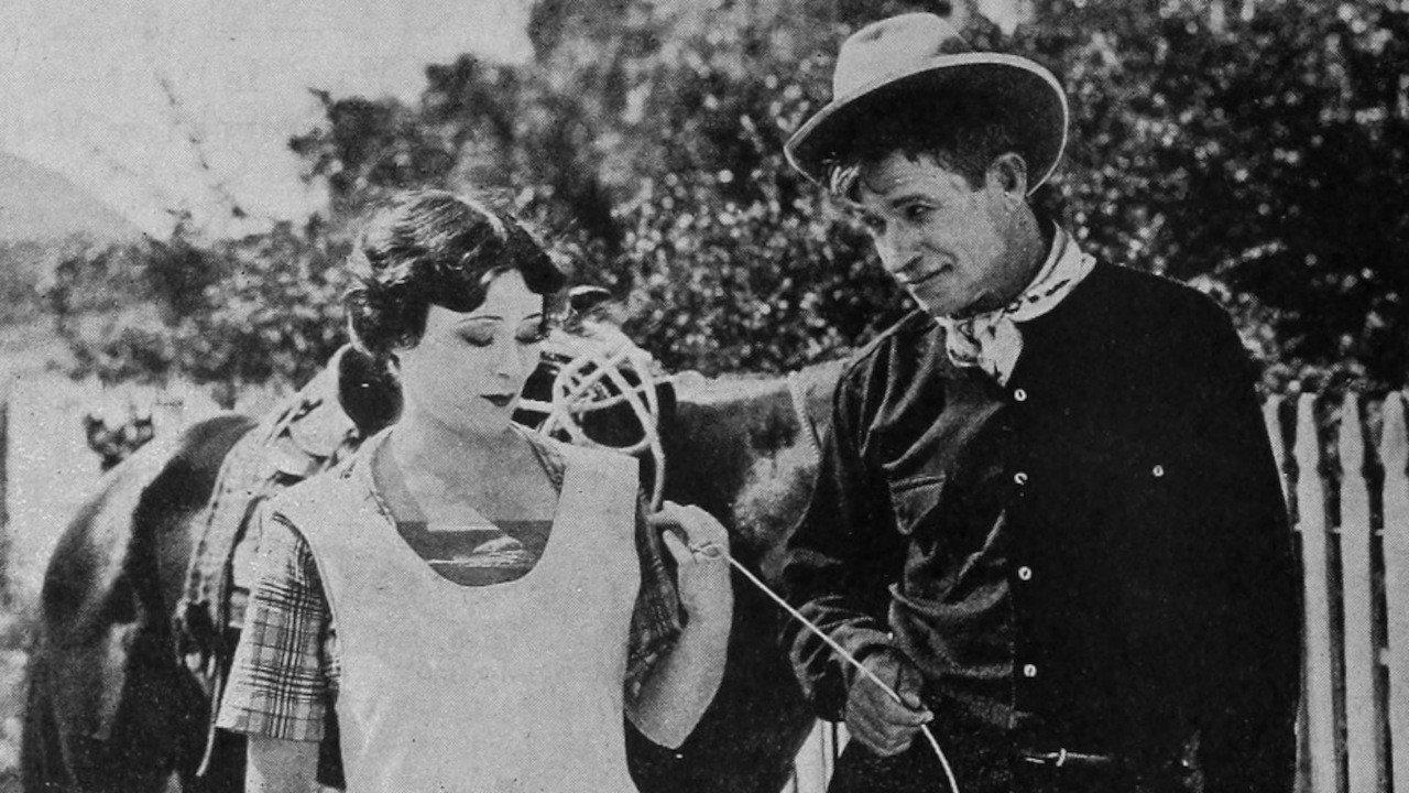 The Ropin' Fool 1922 movie scene
