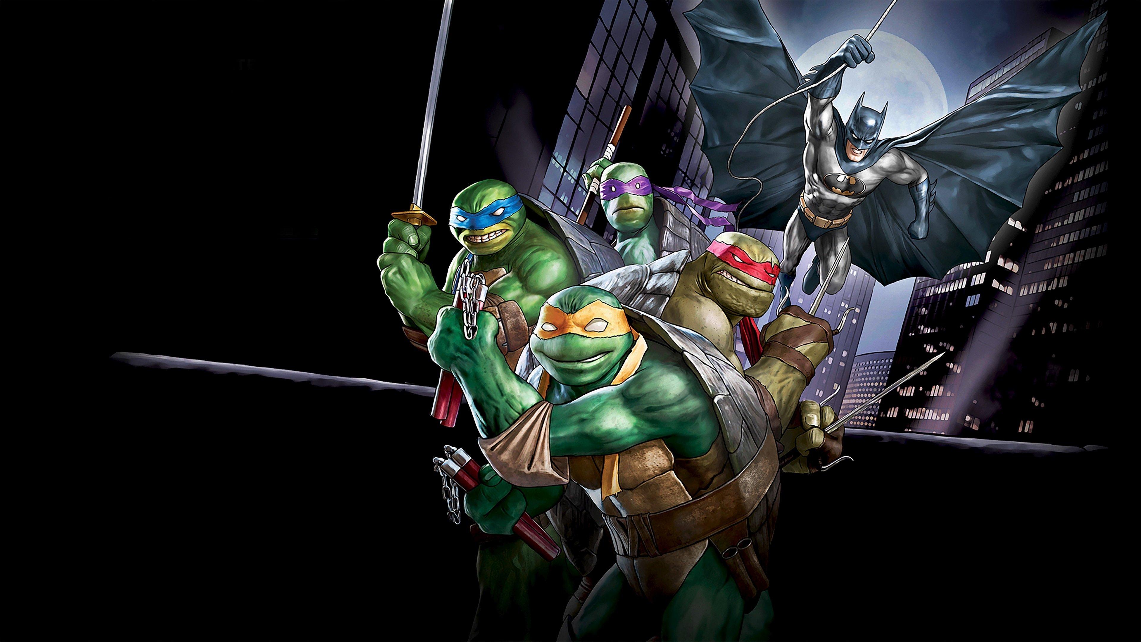 Batman vs Teenage Mutant Ninja Turtles 2019 movie scene