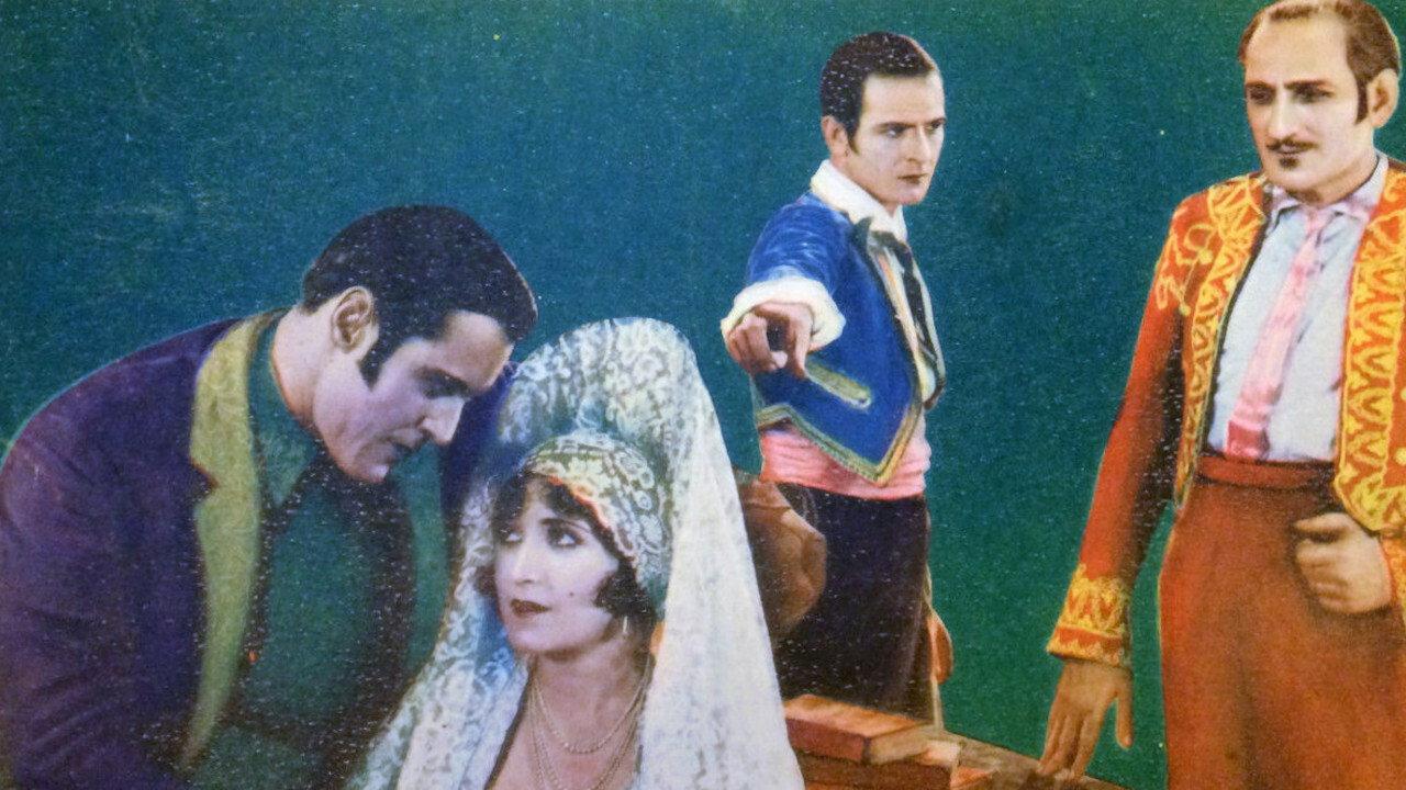 The Canyon of Adventure 1928 movie scene