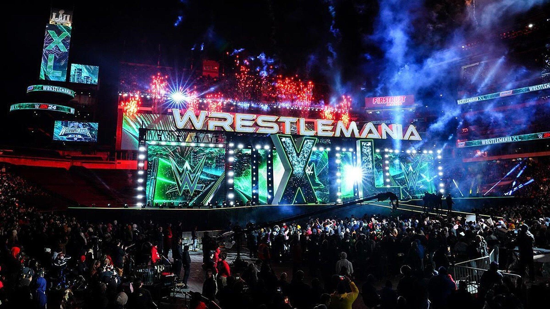 WrestleMania XL: Behind the Curtain 2024 movie scene