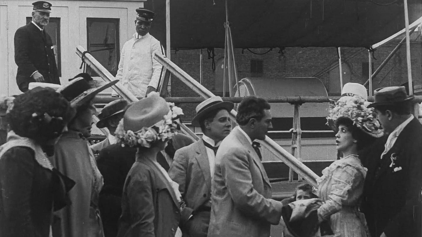The Men Haters' Club 1910 movie scene