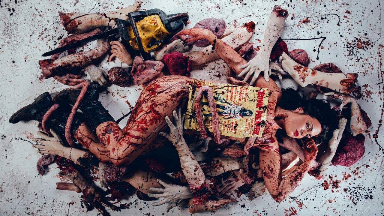Naked Zombie Girl 2014 movie scene