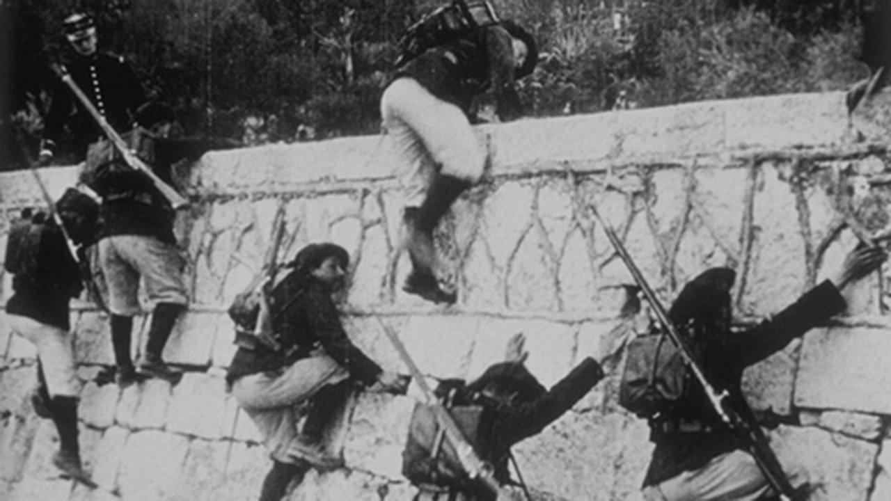 27th Chasseurs Alpins: Assault on a Wall 1897 movie scene