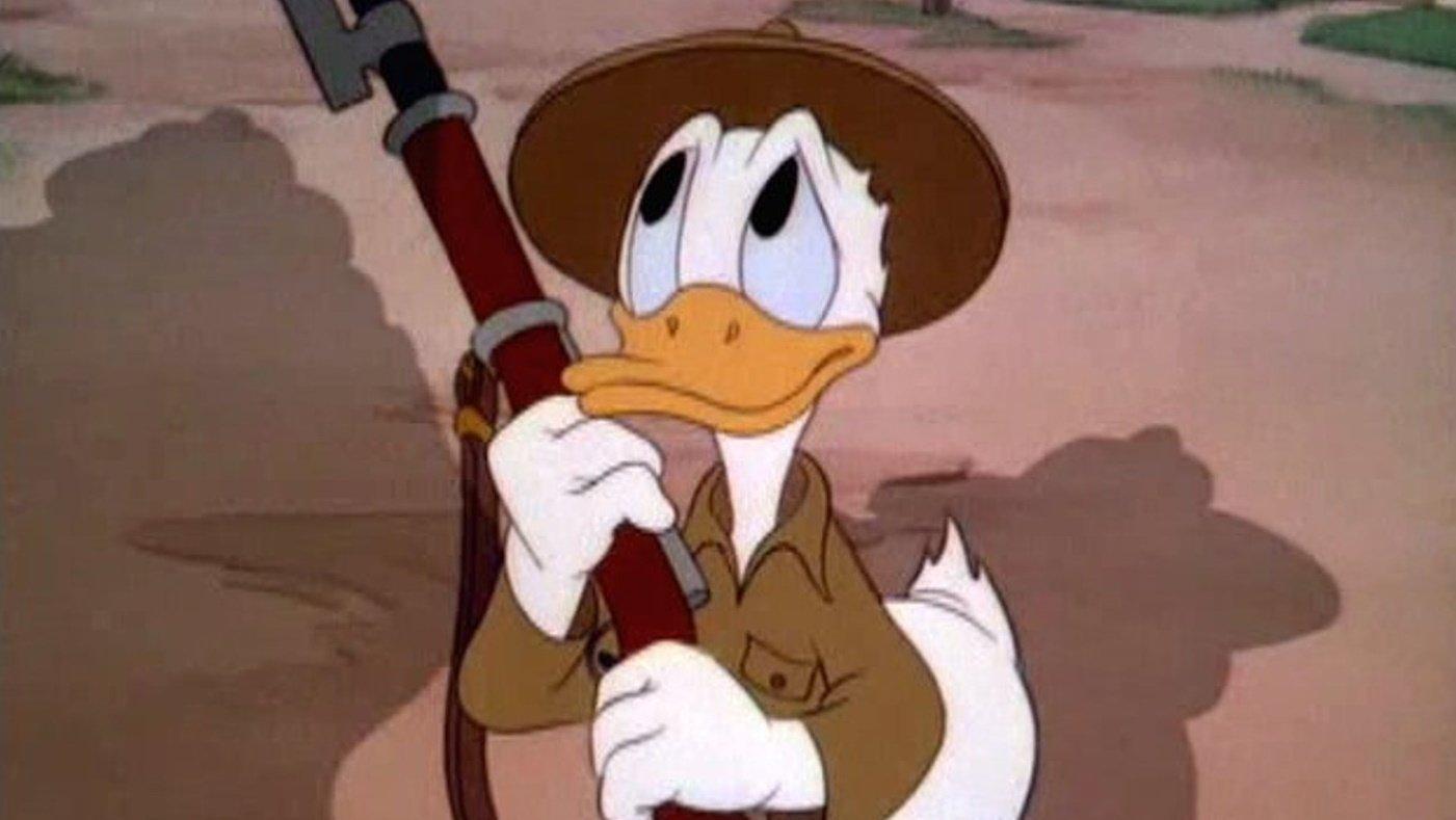 Donald Gets Drafted 1942 movie scene