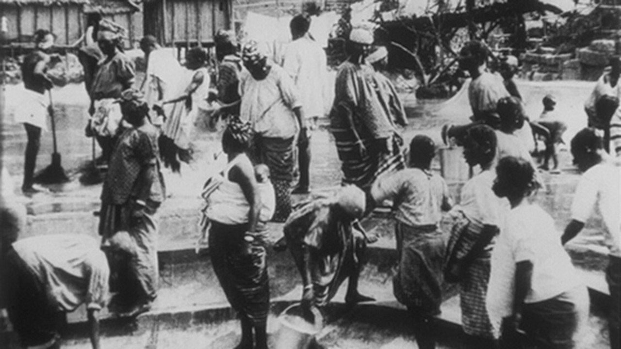 Negroes on Forced Labor 1896 movie scene