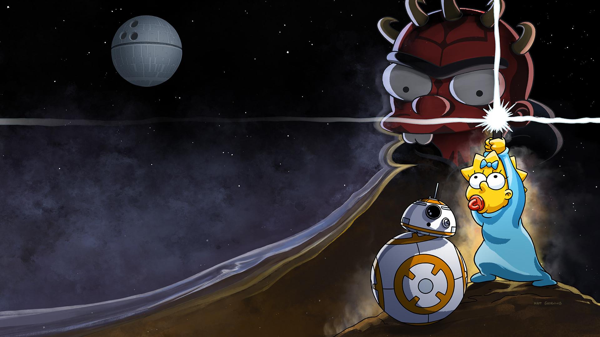 Maggie Simpson in "The Force Awakens from Its Nap" 2021 movie scene