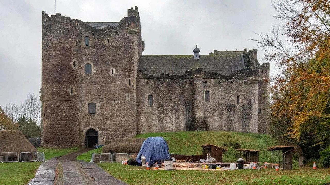 The Quest for the Holy Grail Locations 2001 movie scene