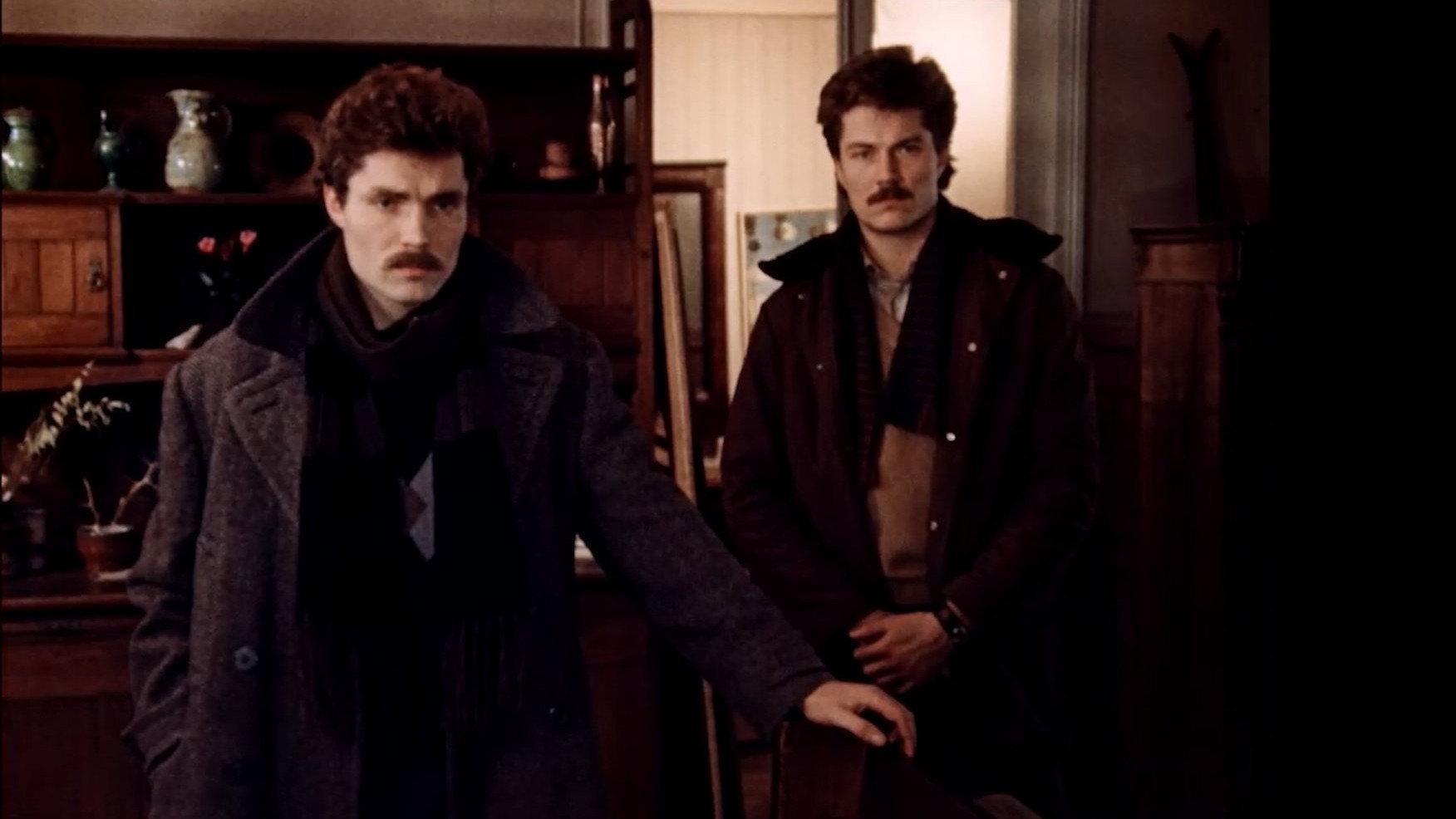 The Double 1986 movie scene