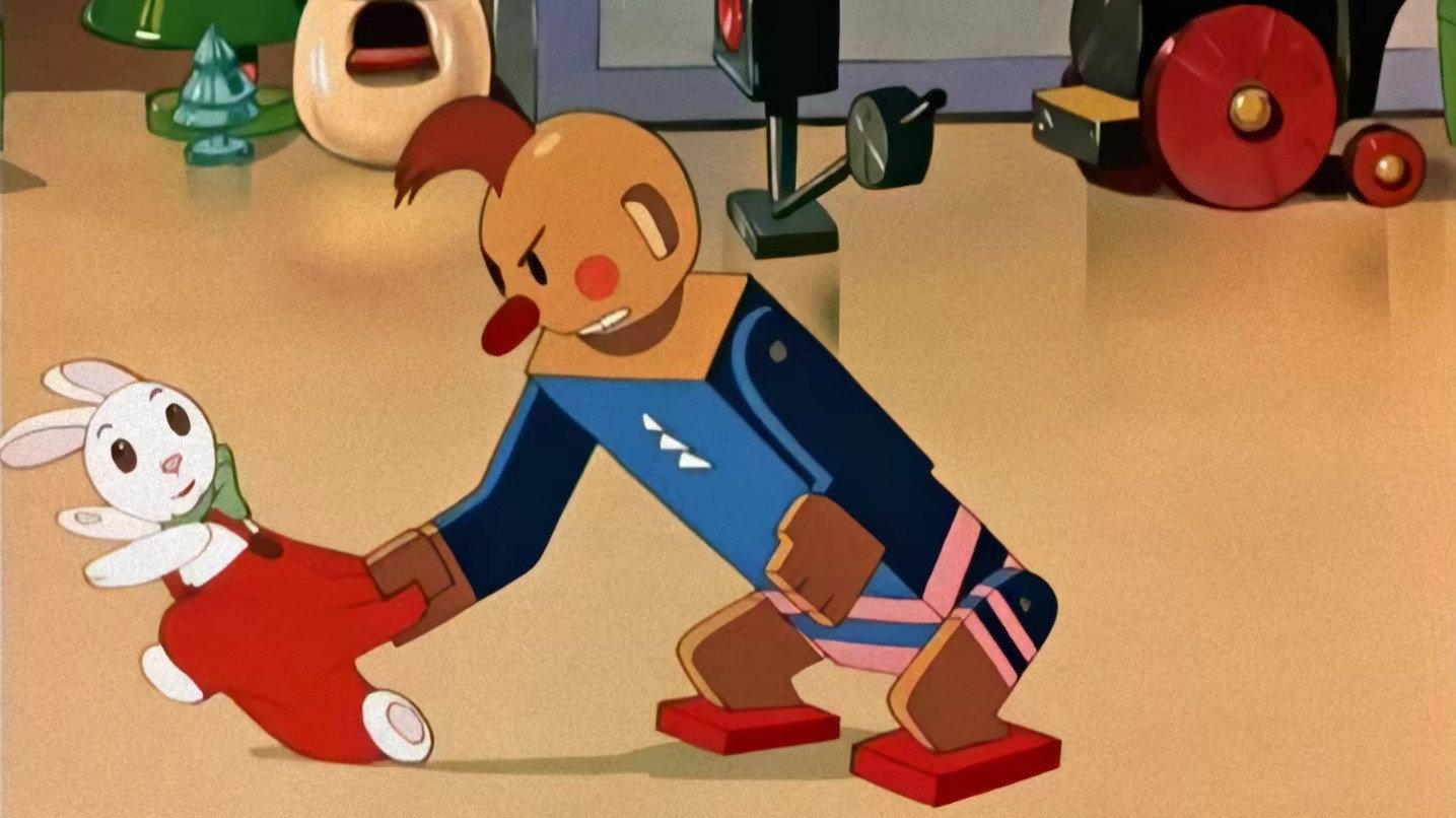An Unusual Match 1955 movie scene
