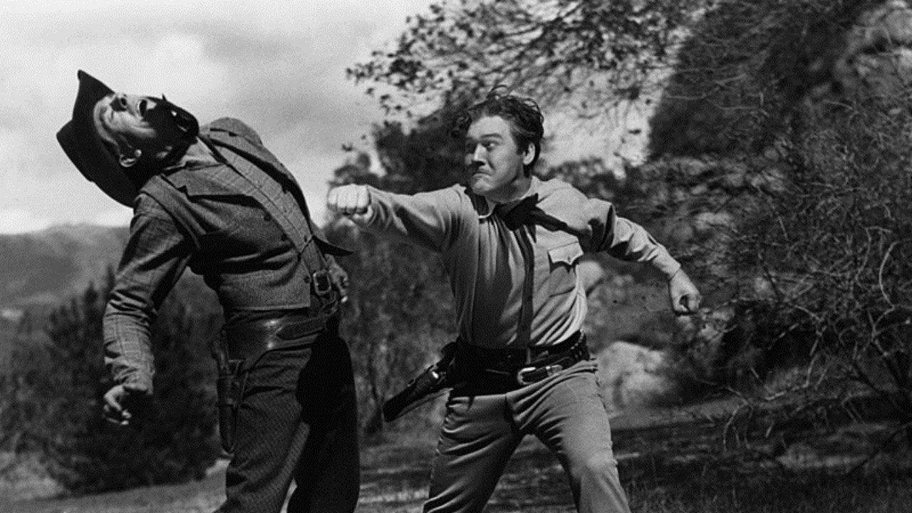 Outcasts of the Trail 1949 movie scene
