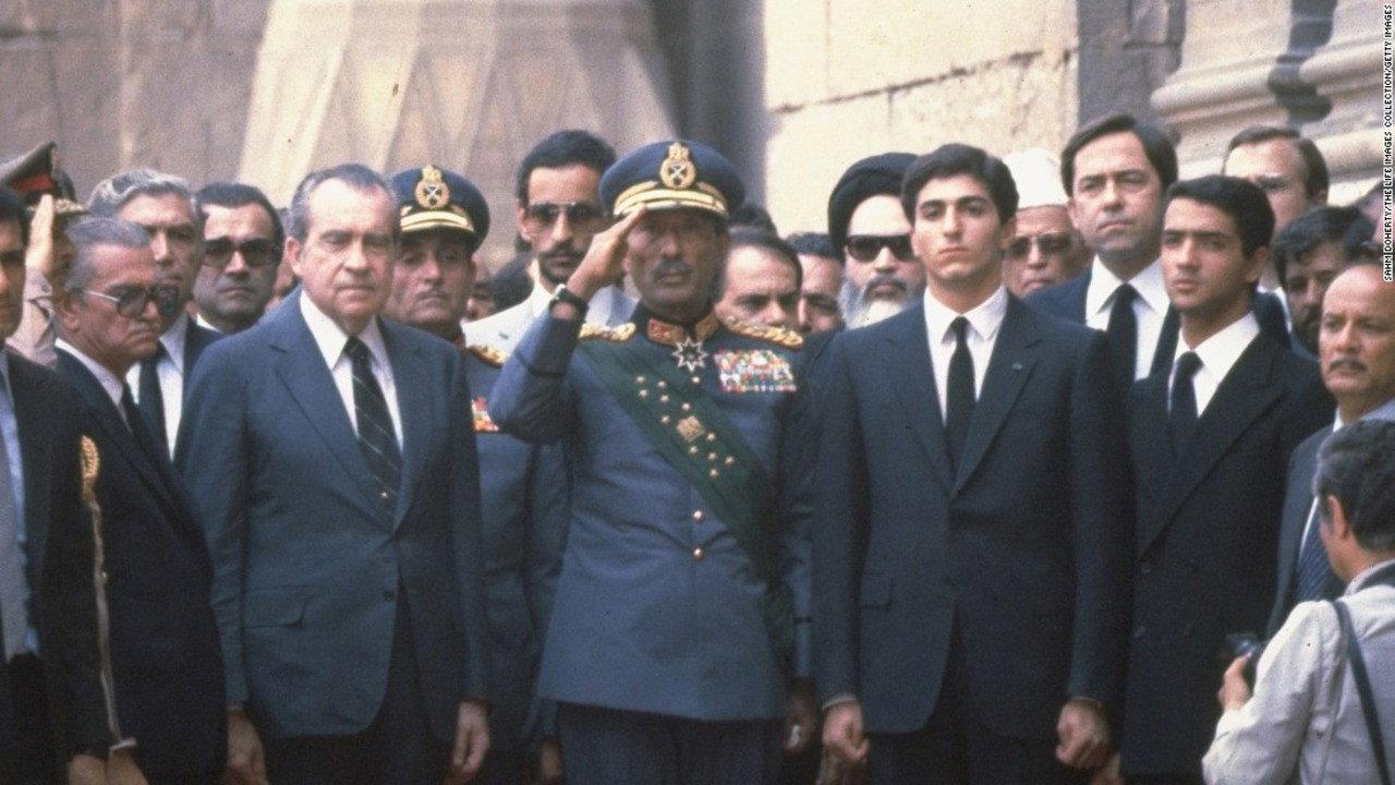 The Shah's Funeral Ceremony  movie scene