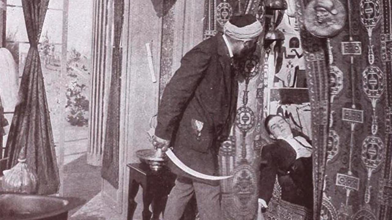 The Scimitar of the Prophet 1913 movie scene