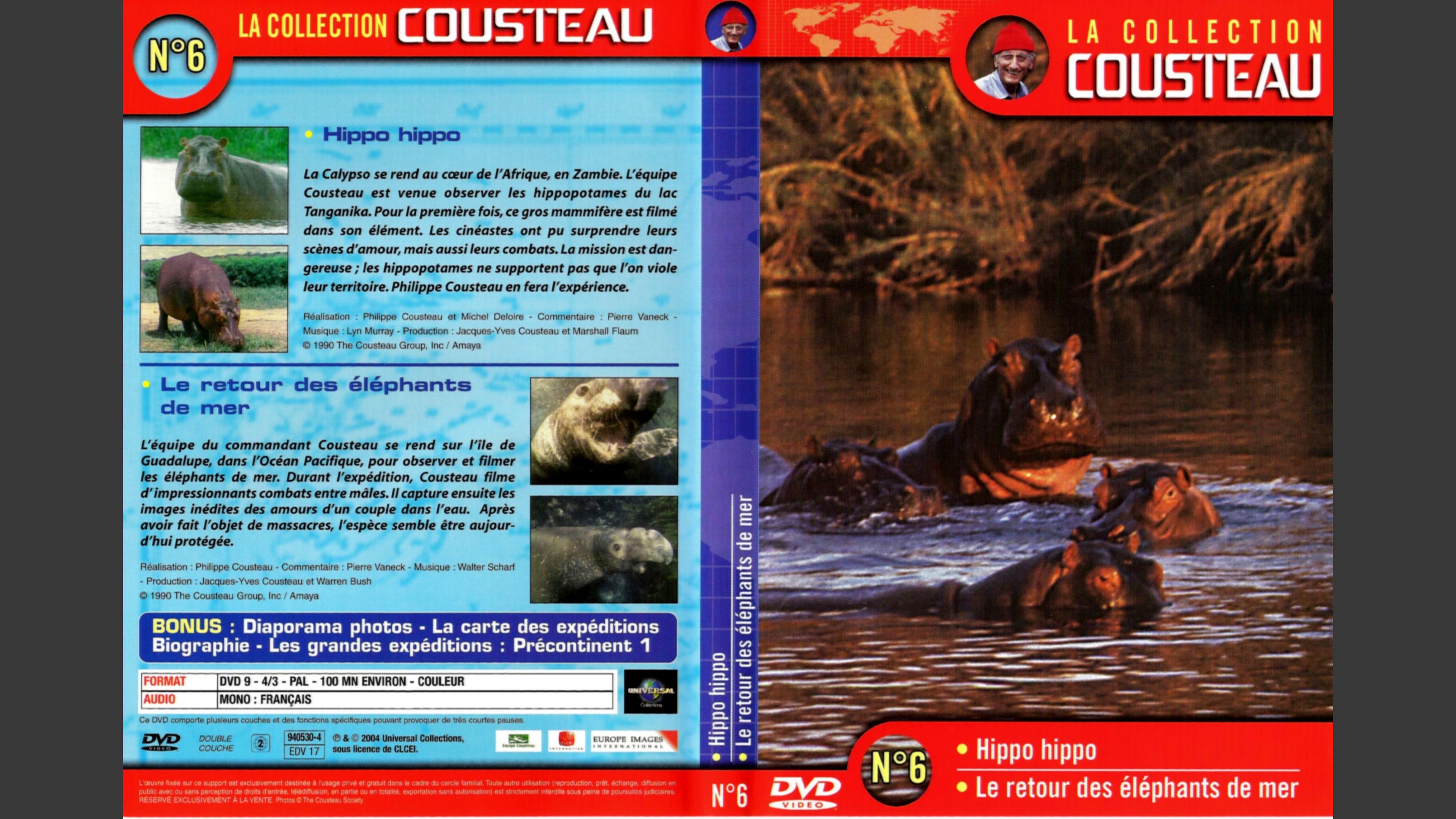The Cousteau Collection N°6-1 | Hippo, Hippo 1973 movie scene