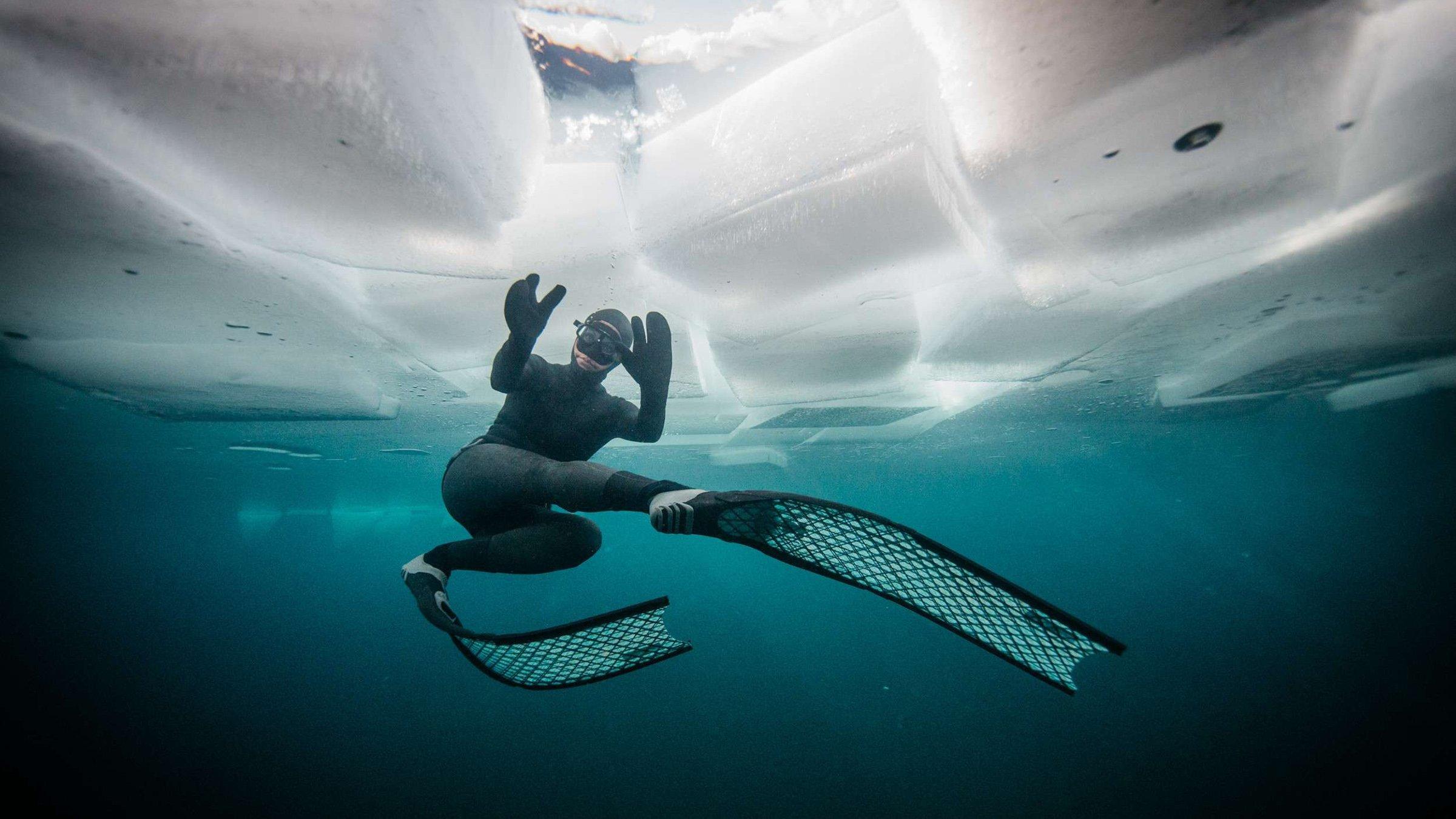Hold Your Breath: The Ice Dive 2022 movie scene