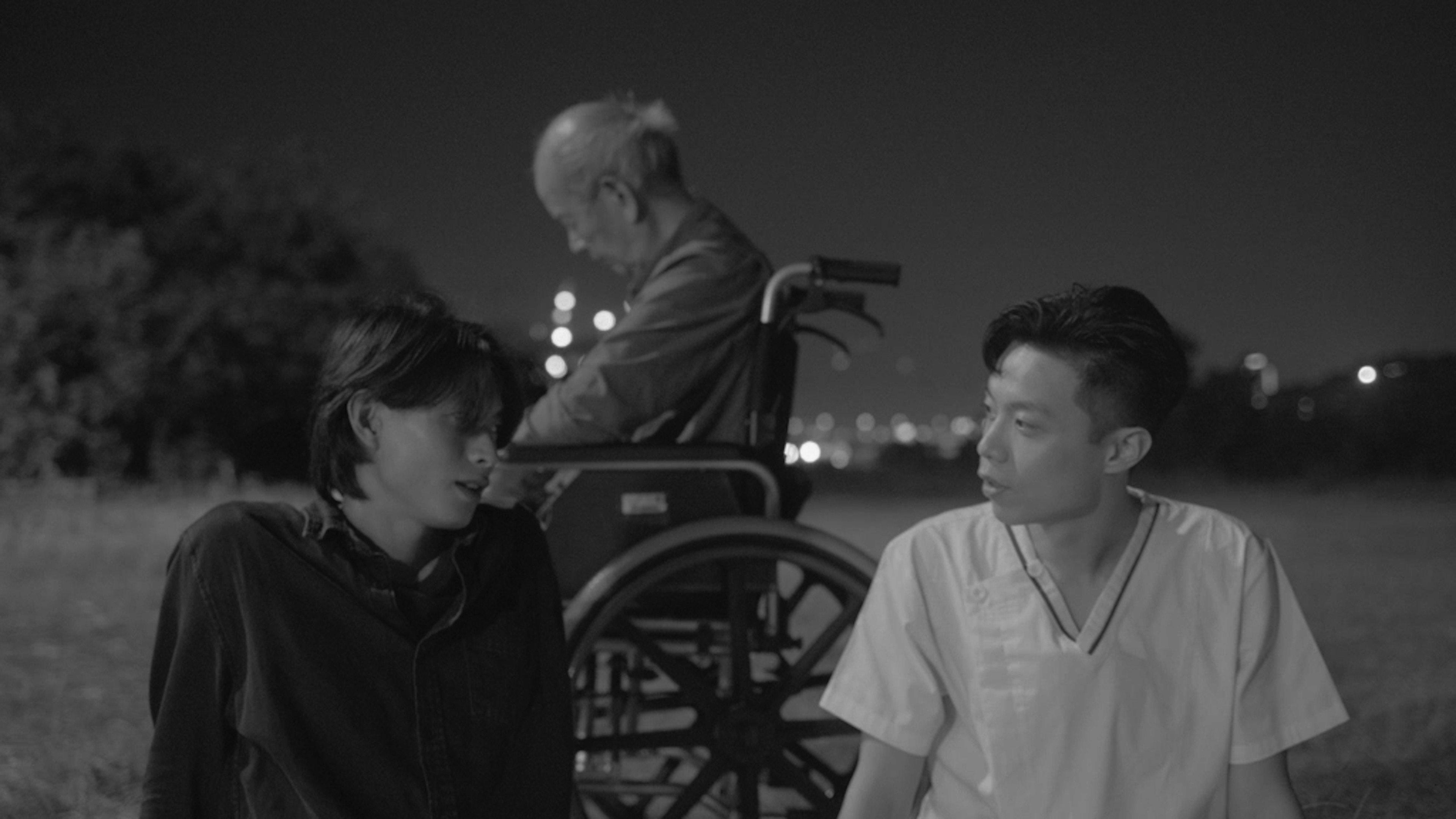 WE JUST HAPPEN TO BE HERE 2024 movie scene