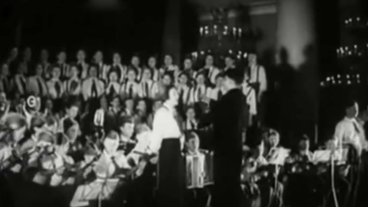The Spanish Children of Russia 1937 movie scene