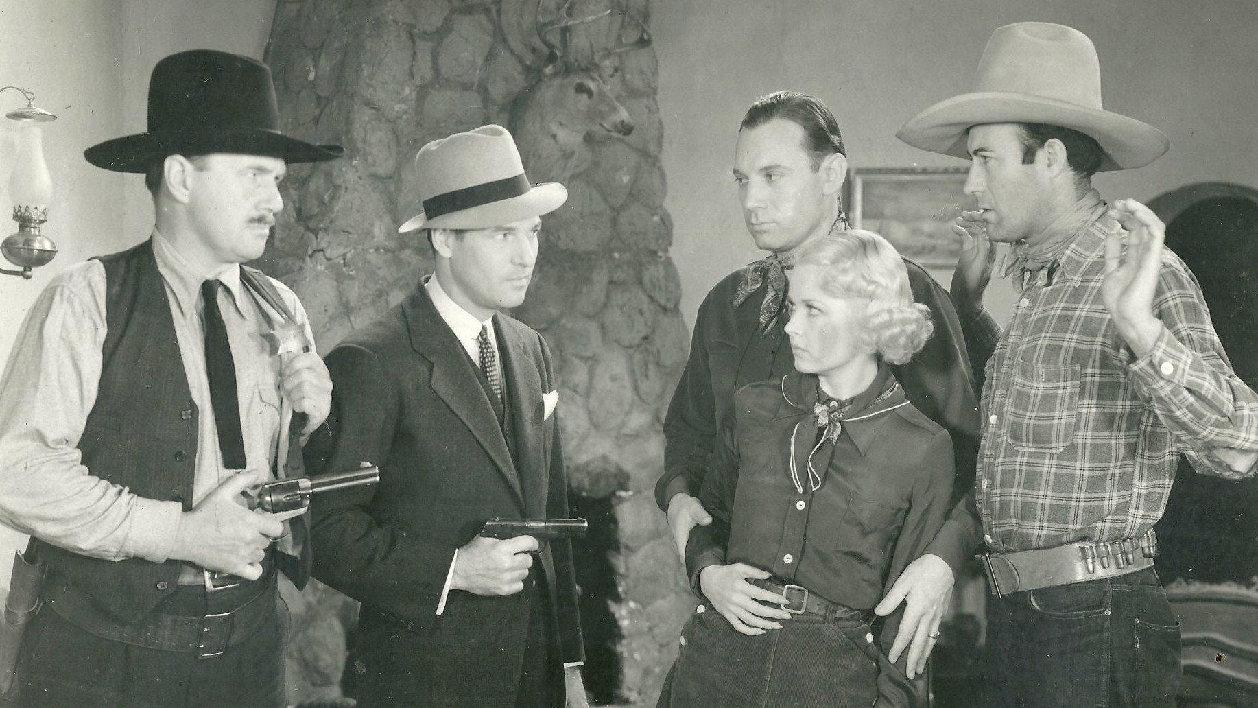 The Singing Buckaroo 1937 movie scene