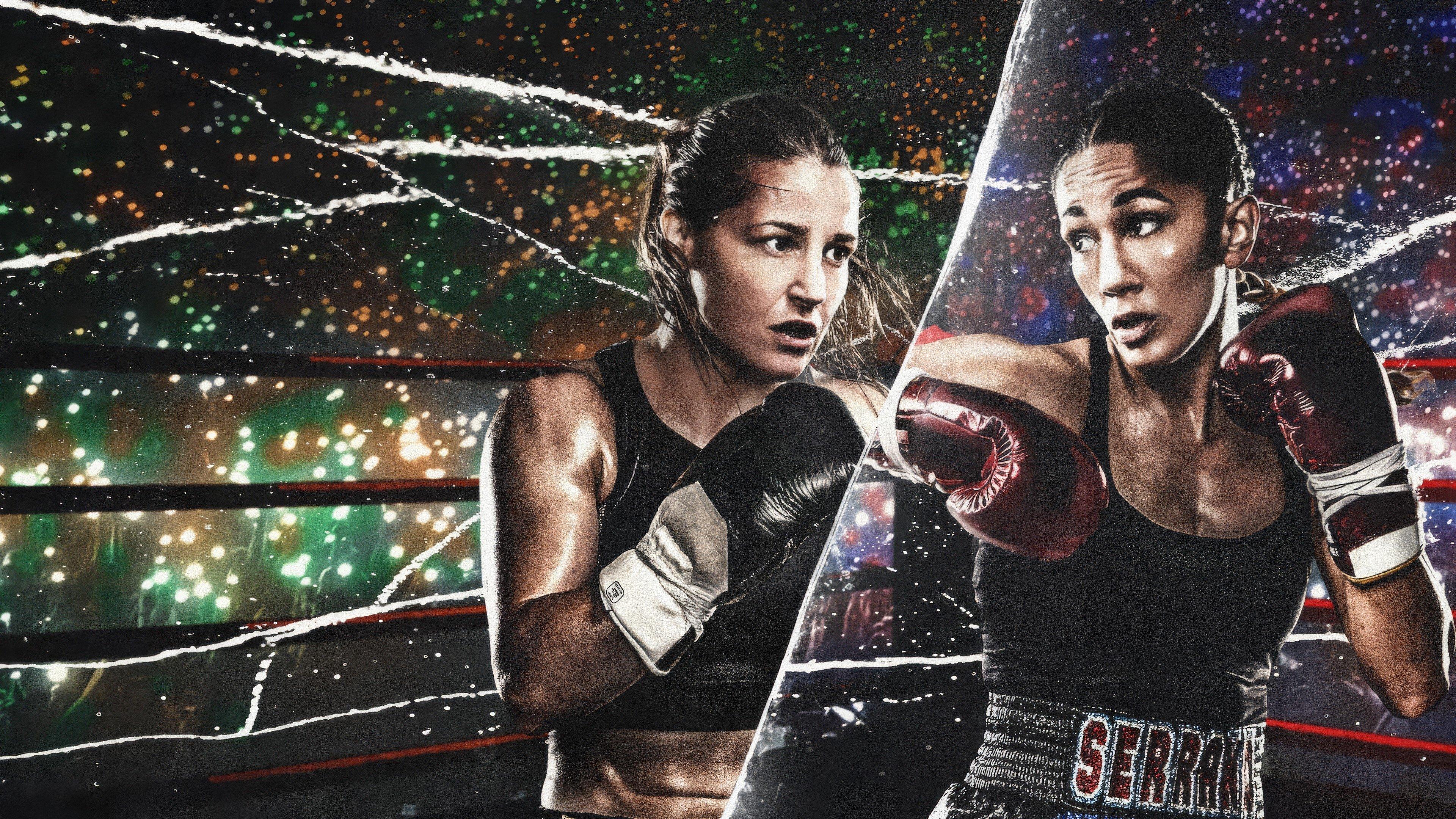 Katie Taylor vs. Amanda Serrano 3 2025 movie scene
