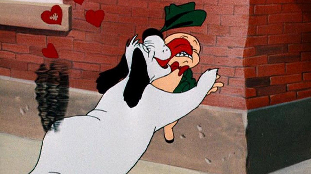 Dog Collared 1950 movie scene