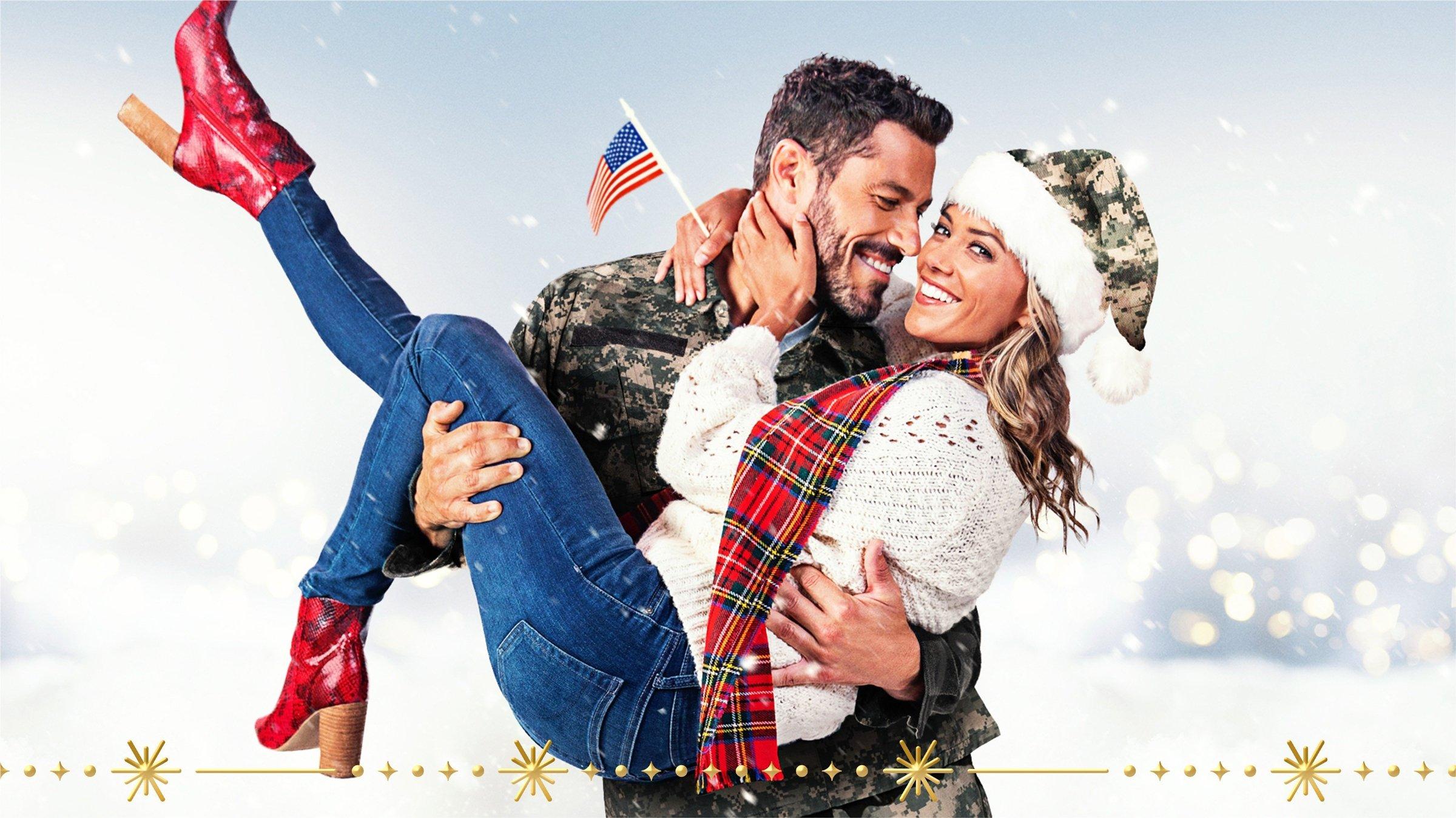 A Welcome Home Christmas 2020 movie scene