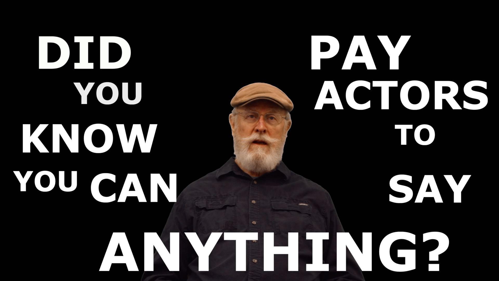 Did You Know You Can Pay Actors to Say Anything? 2023 movie scene