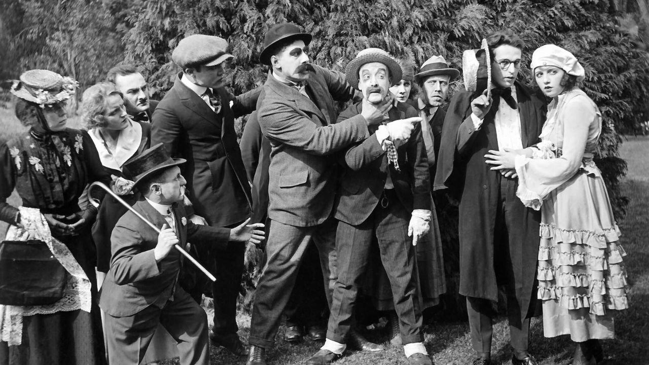 Spring Fever 1919 movie scene