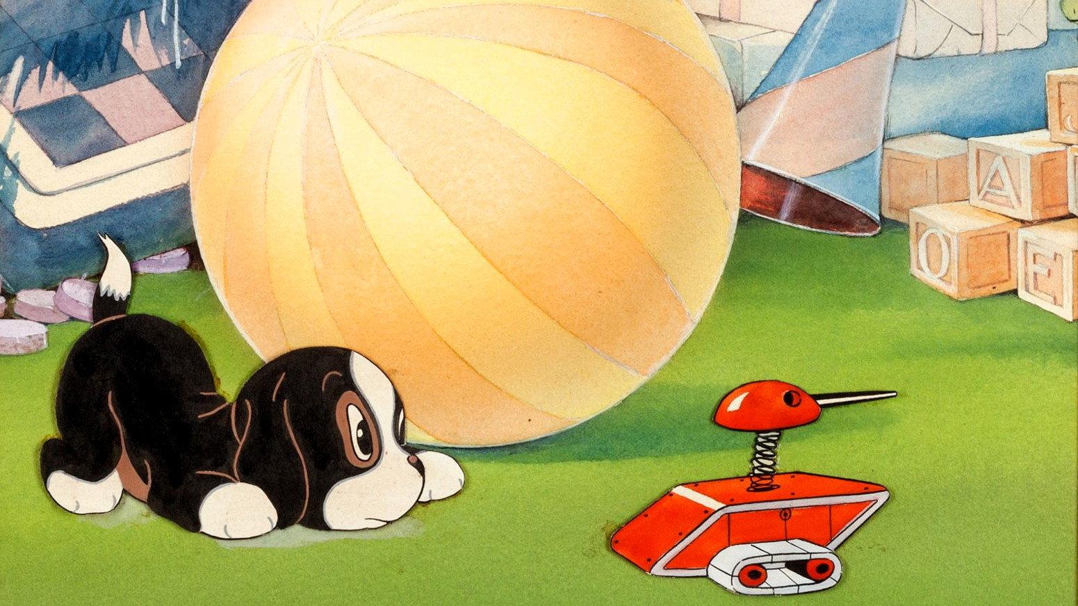 The Pups' Christmas 1936 movie scene