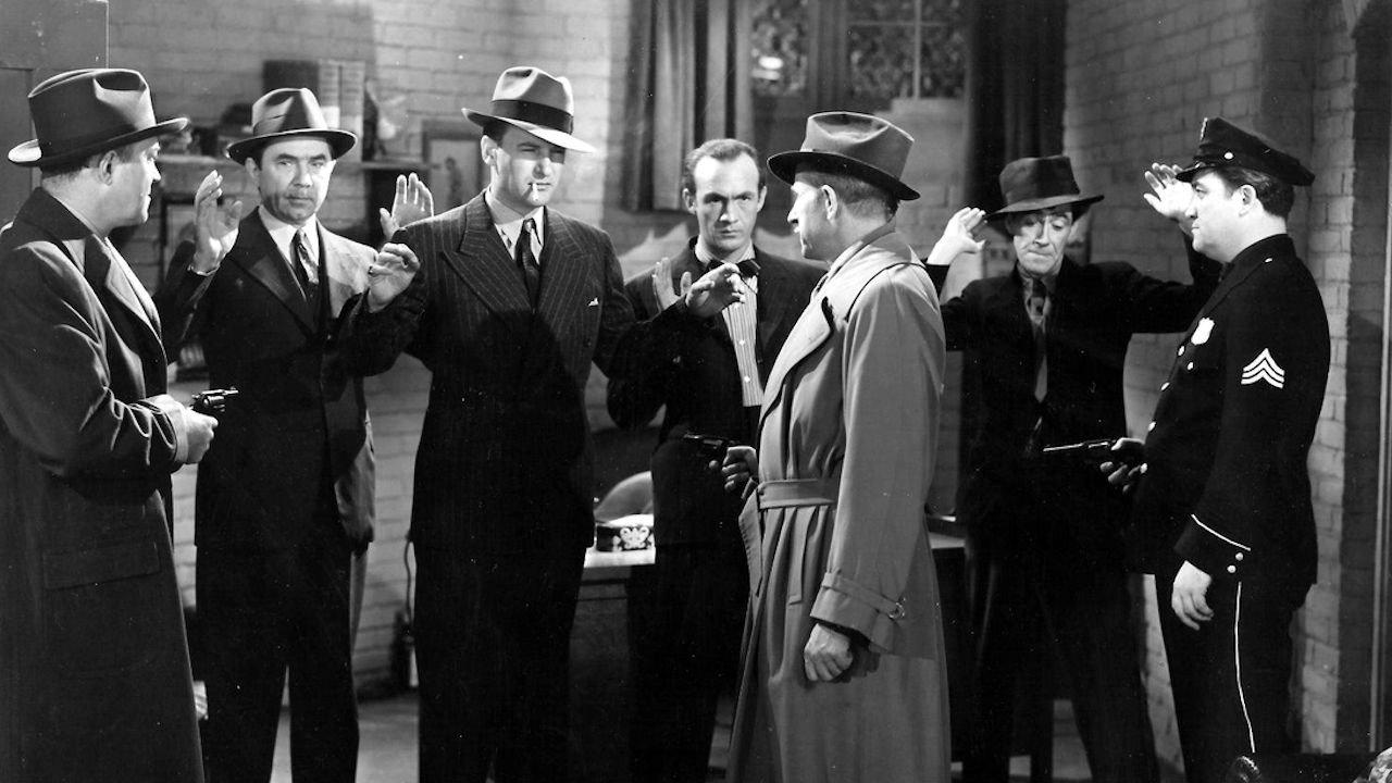The Saint's Double Trouble 1940 movie scene