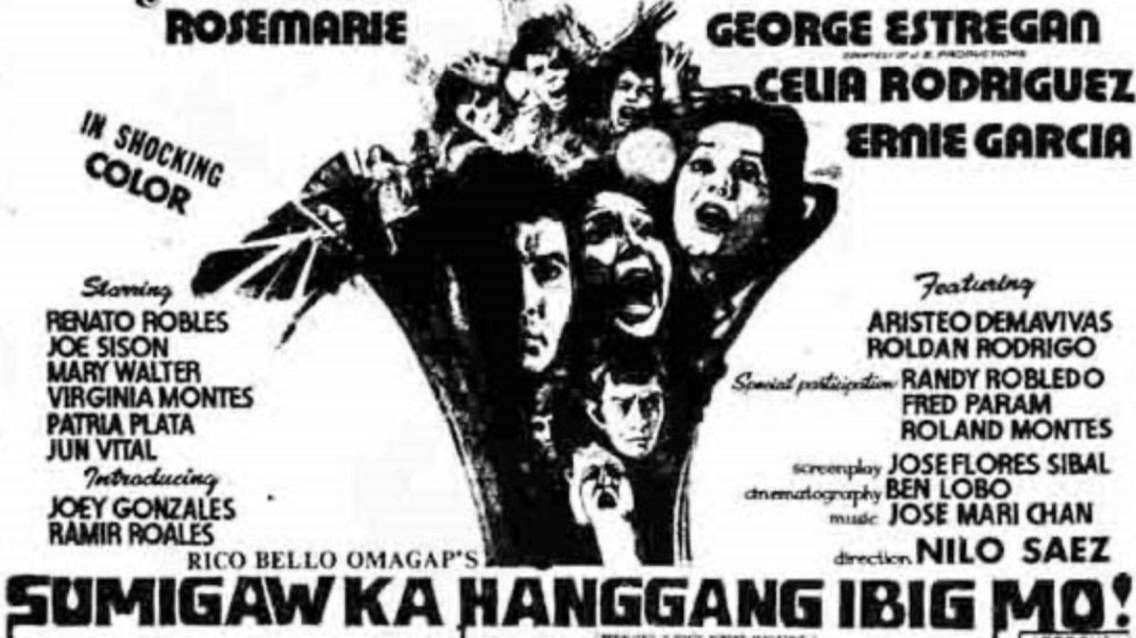 Sumigaw ka hanggang ibig mo! 1974 movie scene
