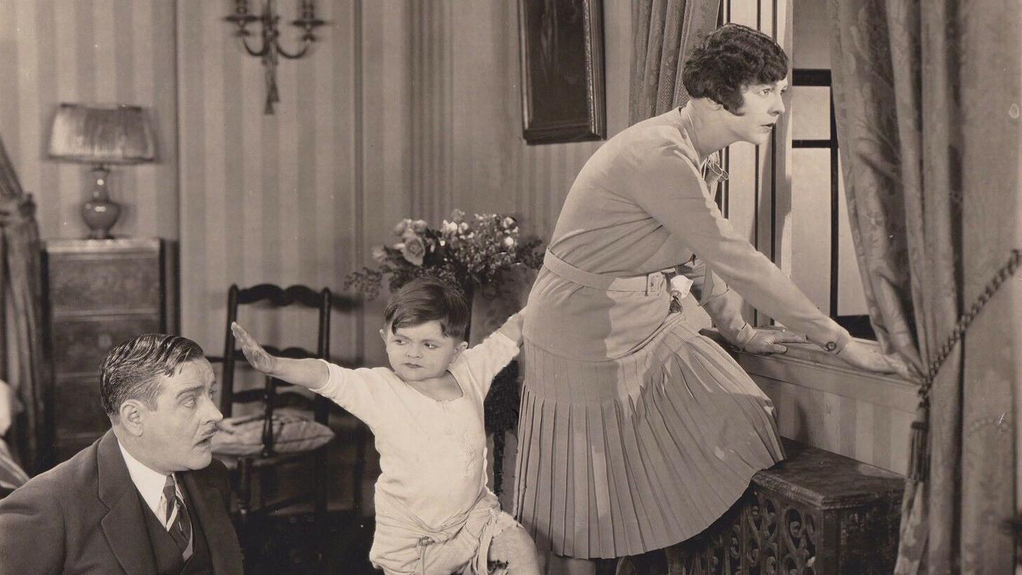The Bachelor's Baby 1927 movie scene