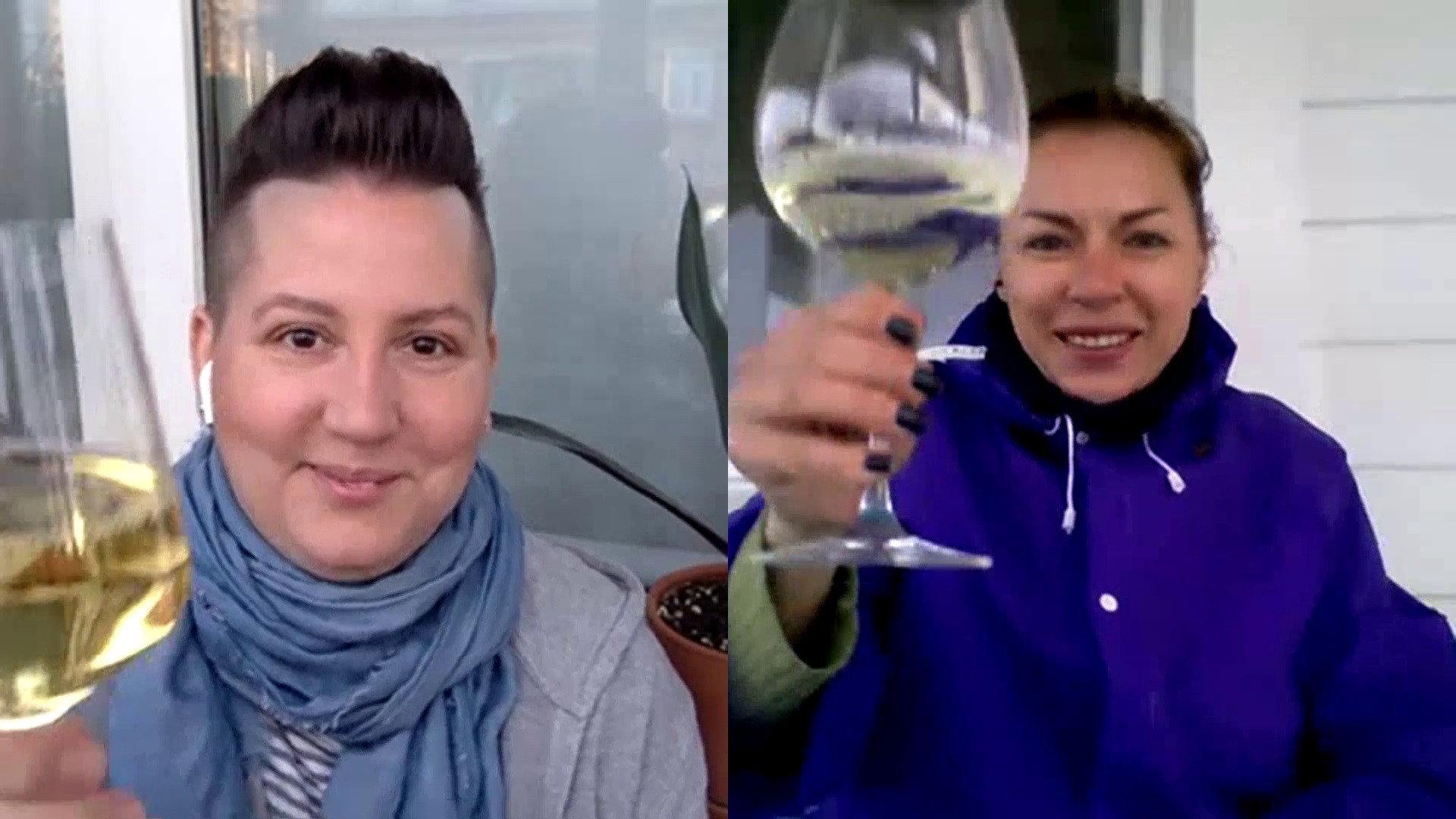 Online Drinking Buddy 2021 movie scene