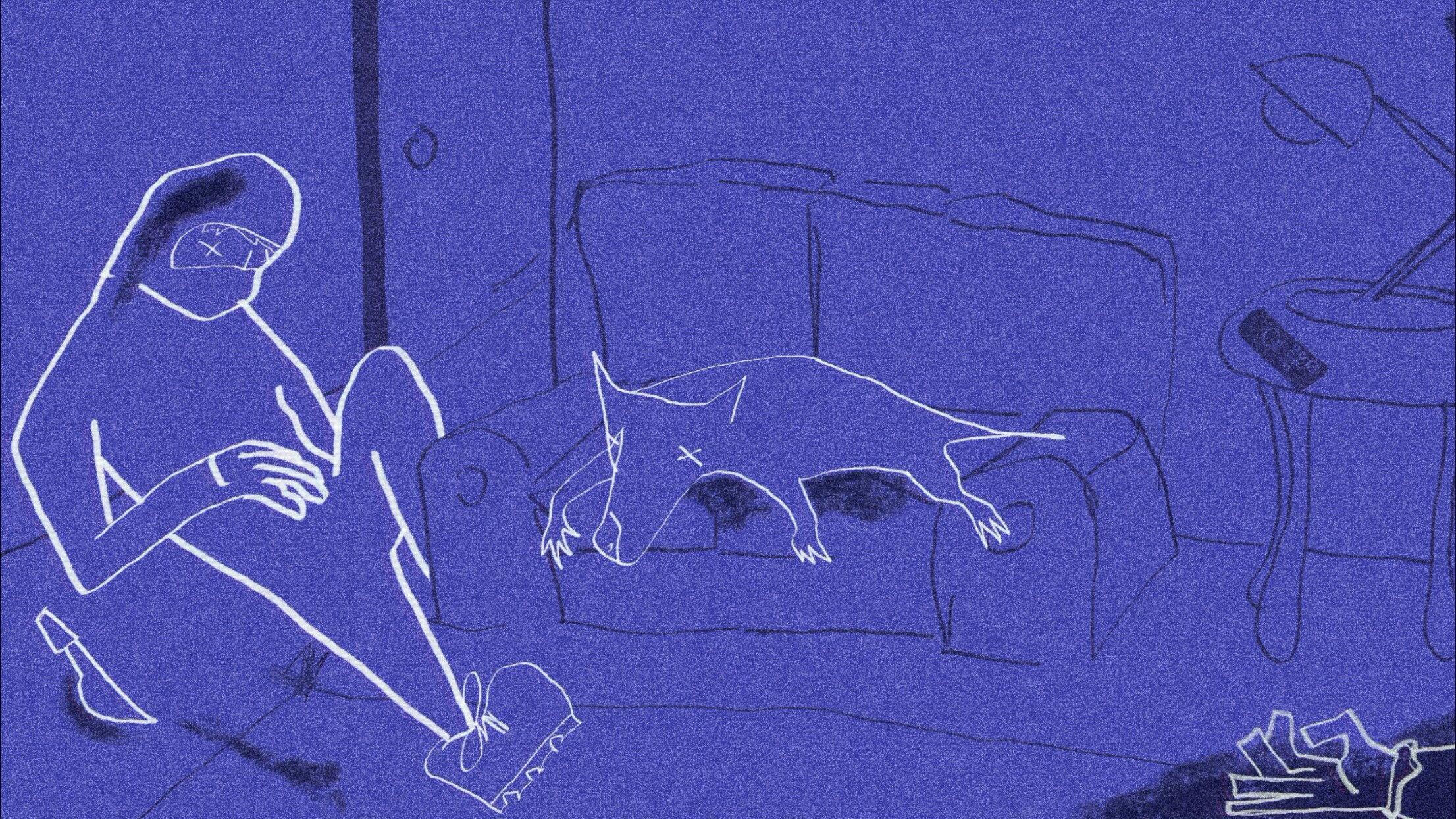 Two Chapter Blue Dog 2026 movie scene
