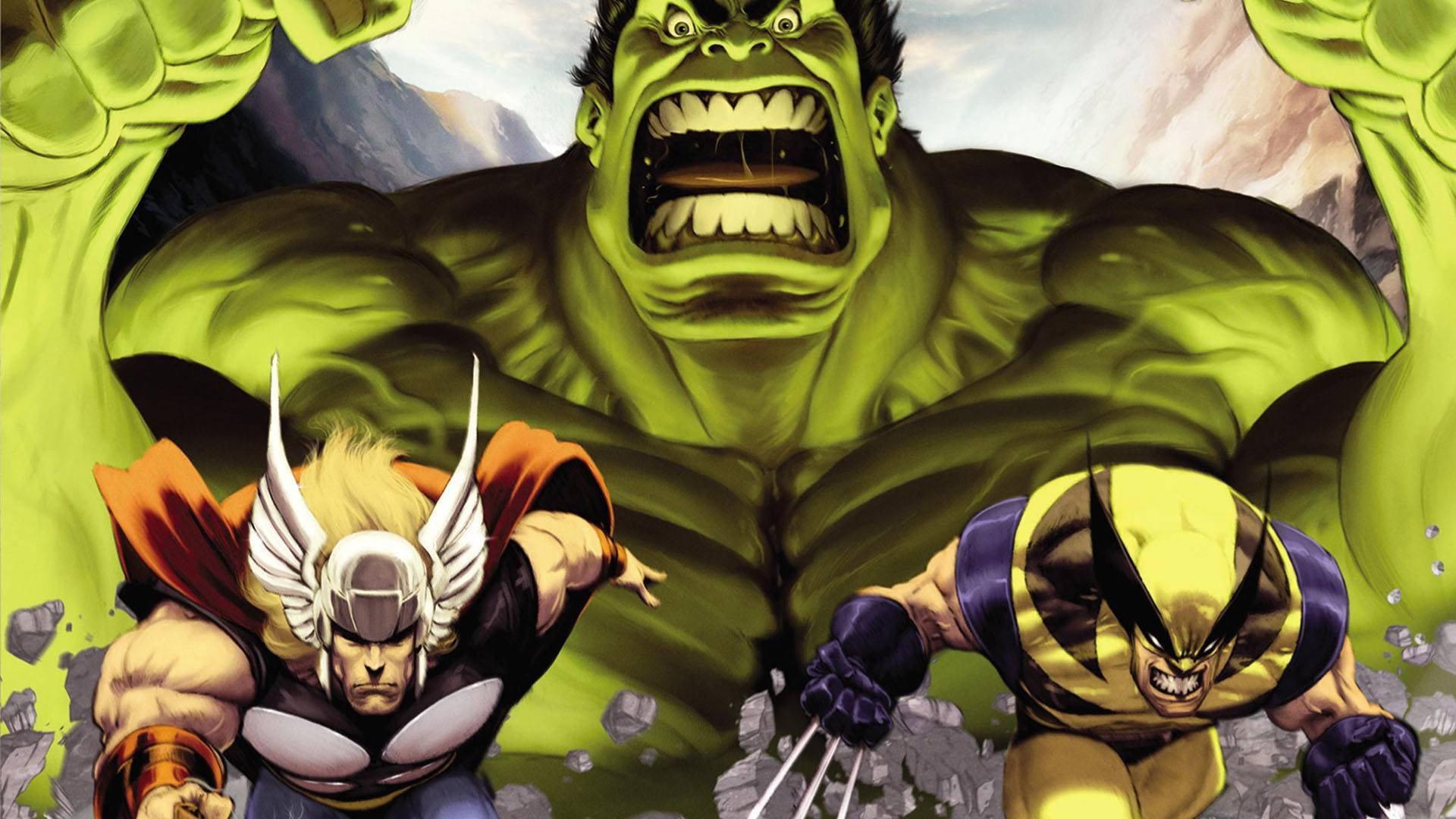 Hulk Vs. 2009 movie scene