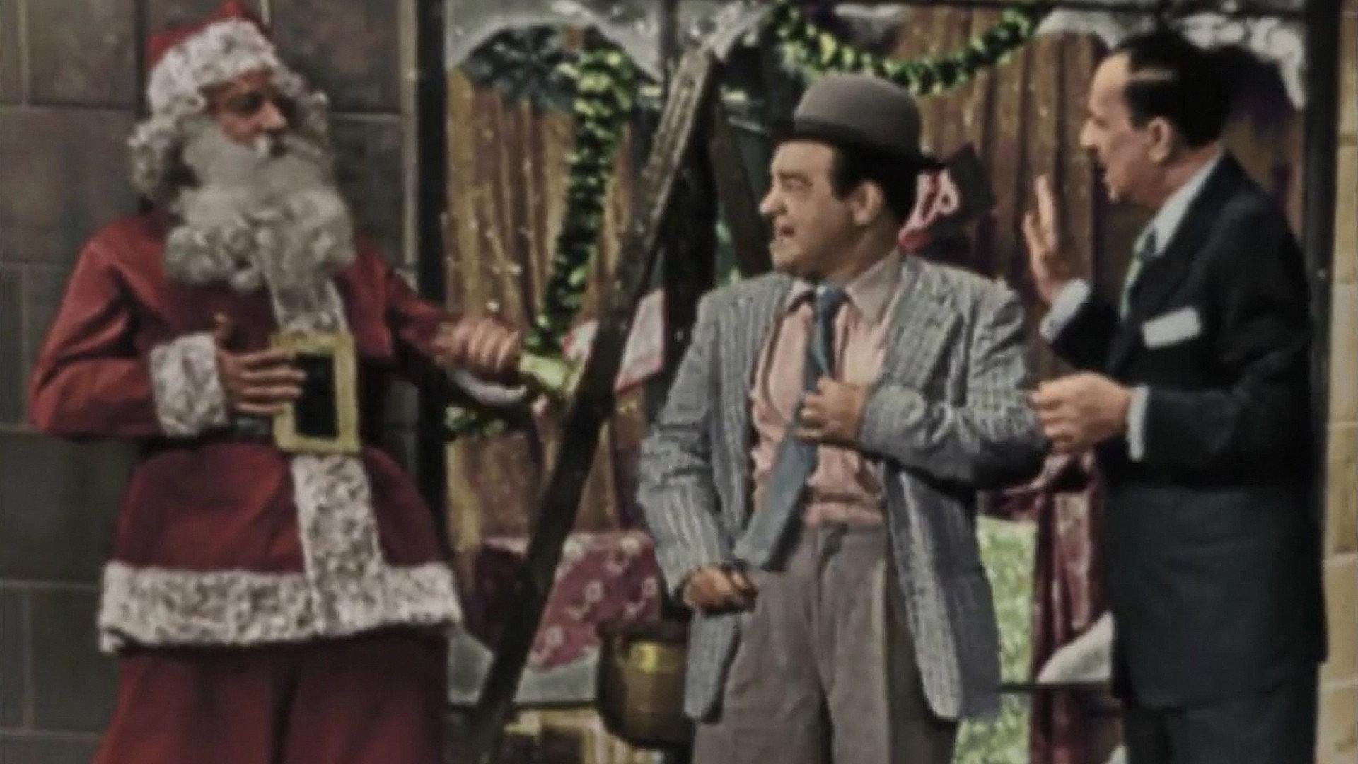 Abbott and Costello Christmas Show 1952 movie scene