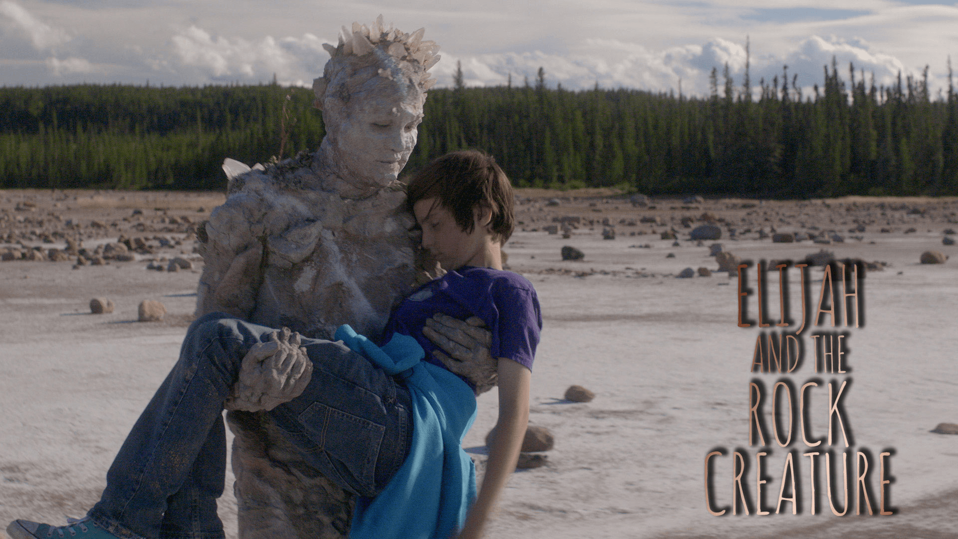 Elijah and the Rock Creature 2018 movie scene