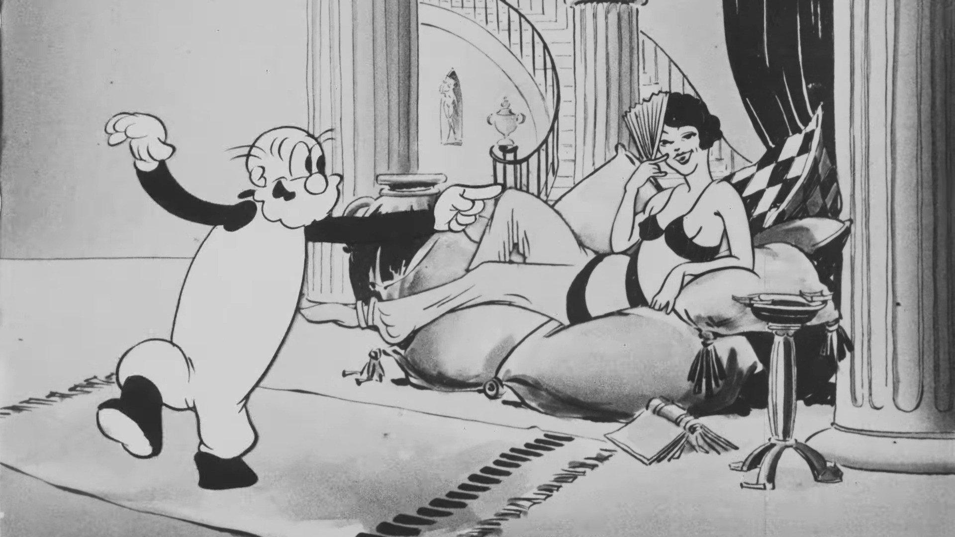 A Day Off 1928 movie scene