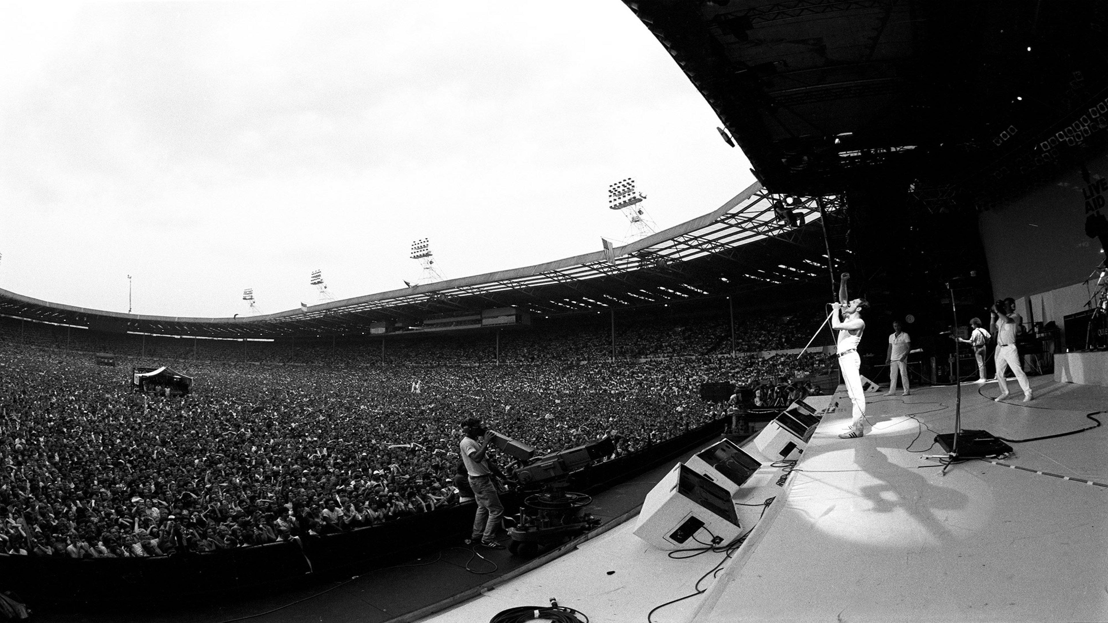 Queen: Live Aid 1985 movie scene