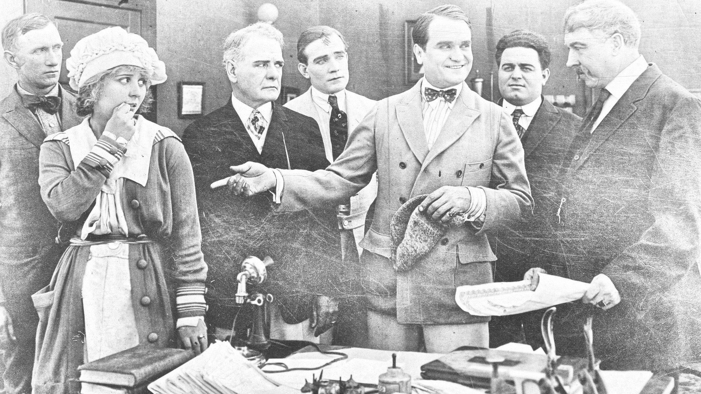 The Fighting Grin 1918 movie scene