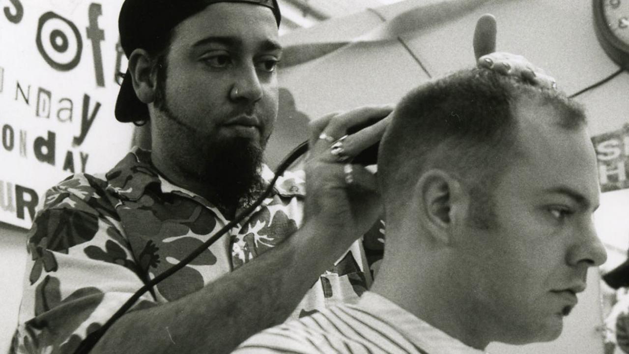 Shaving the Castro 1996 movie scene