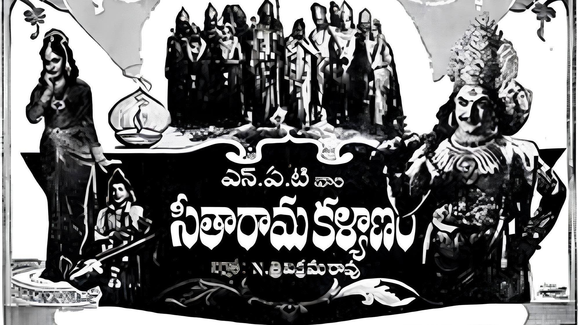 Seetha Rama Kalyanam 1961 movie scene