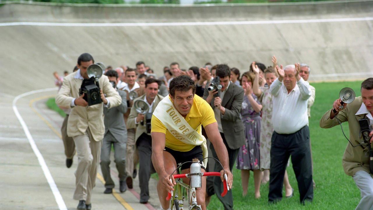 Bartali  movie scene