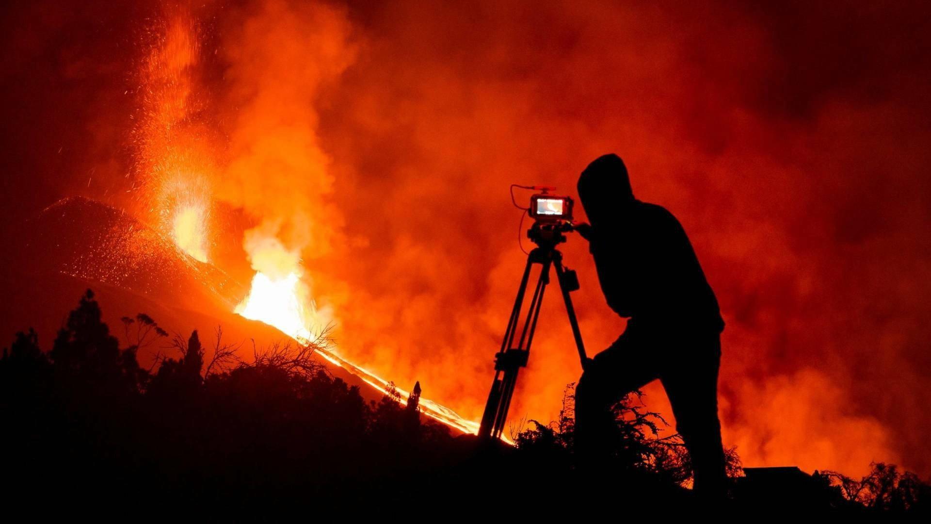 An Inhabited Volcano 2023 movie scene