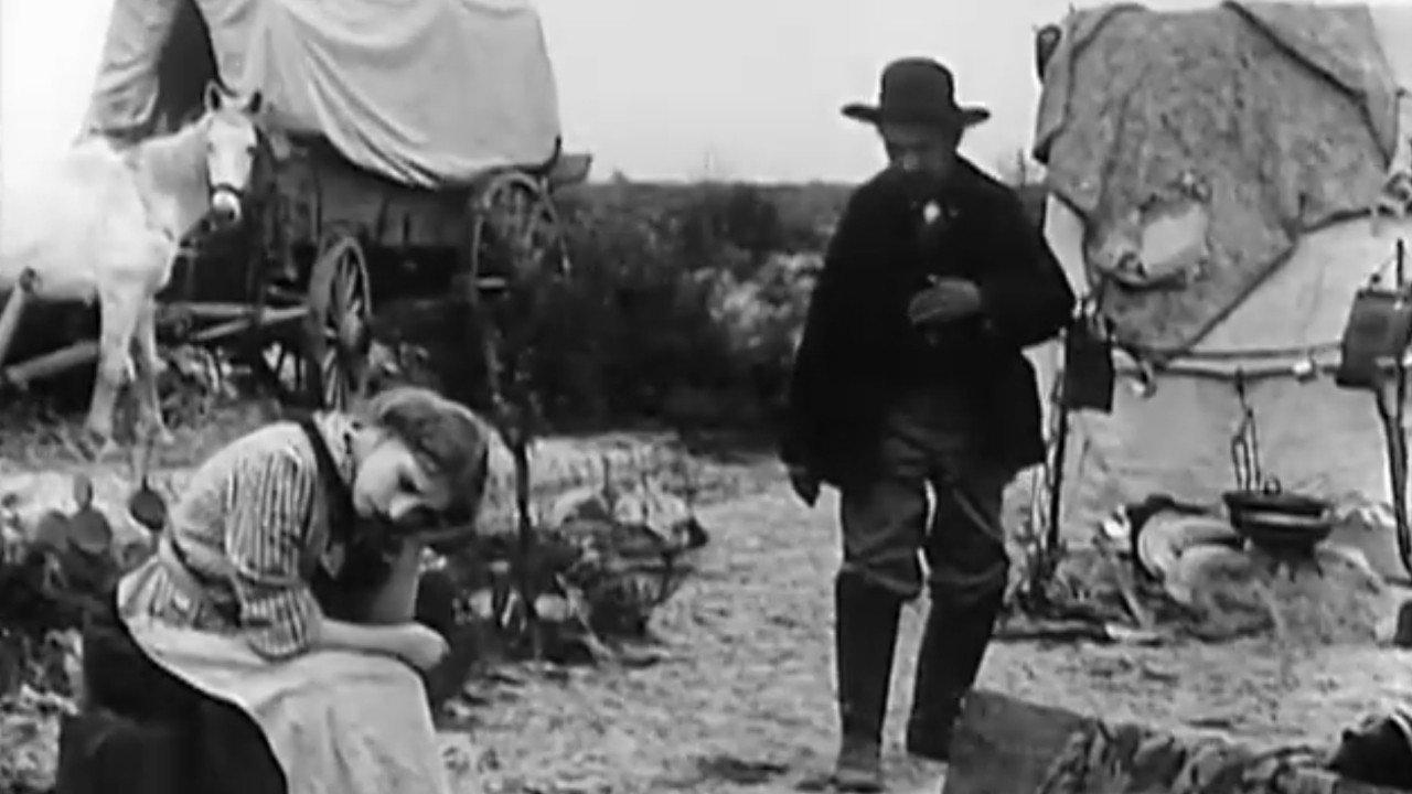 Over Silent Paths 1910 movie scene