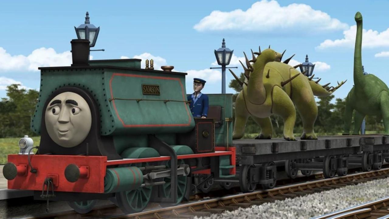 Thomas & Friends: Dinos and Discoveries 2015 movie scene