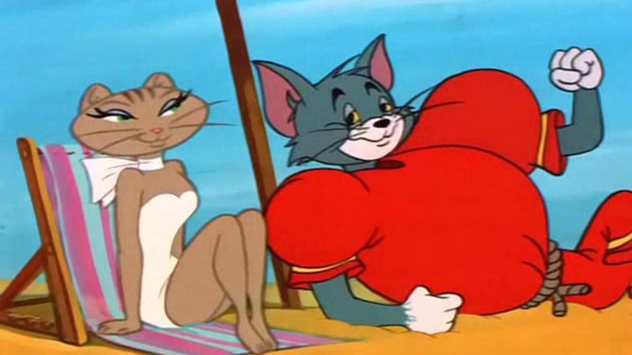 Muscle Beach Tom 1956 movie scene