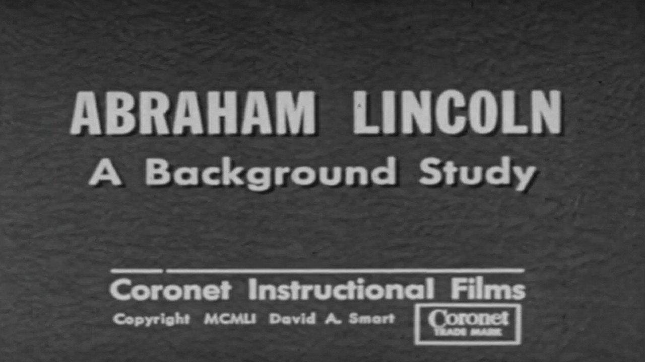 Abraham Lincoln: A Background Study 1951 movie scene