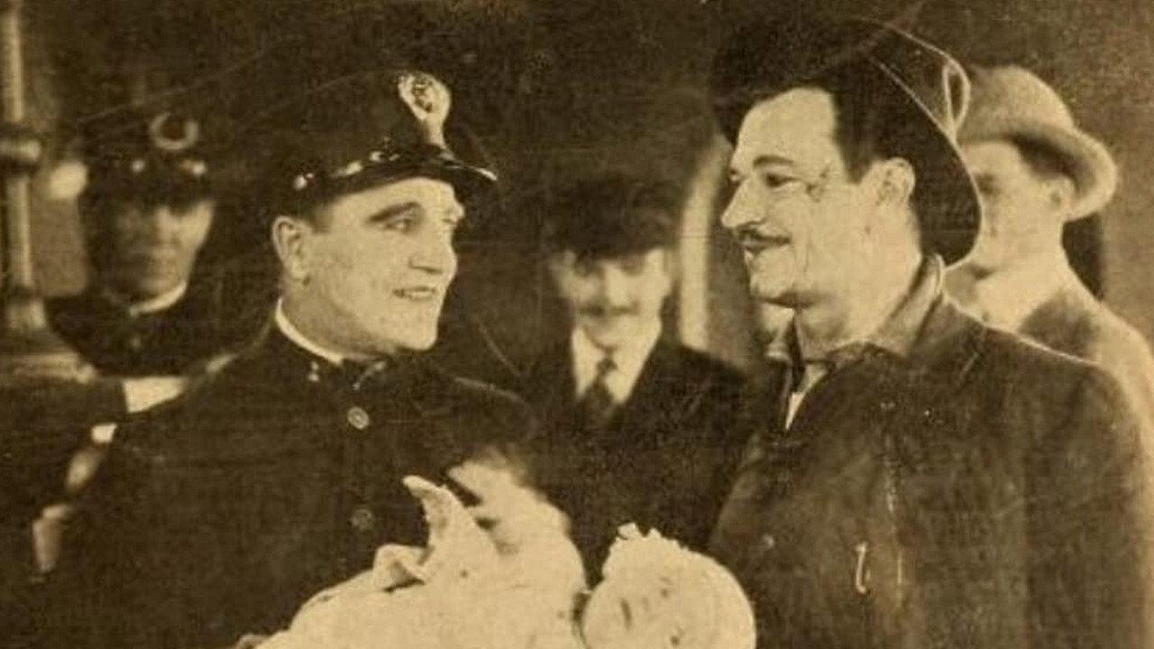 The Policeman and the Baby 1921 movie scene