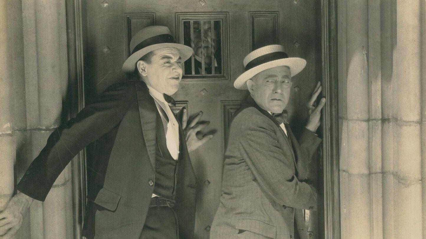 Burn 'Em Up Barnes 1921 movie scene